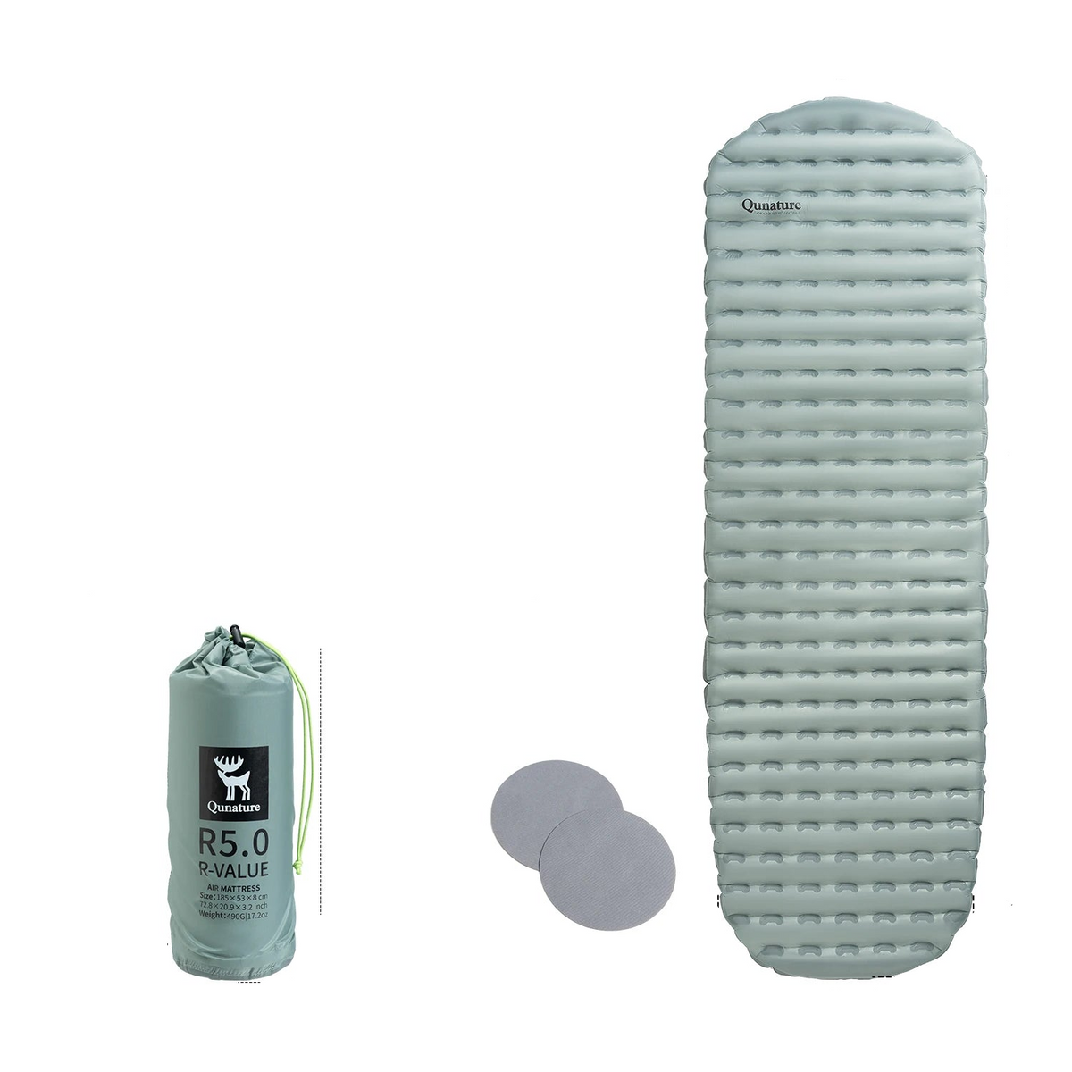 Inflatable Camping Sleeping Pad Waterproof Blue-0