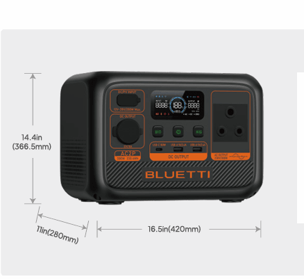 BLUETTI AC2P Portable Power Station 230.4Wh LiFePO4 Battery, 300W AC Output, Fast Charging & App Control-2