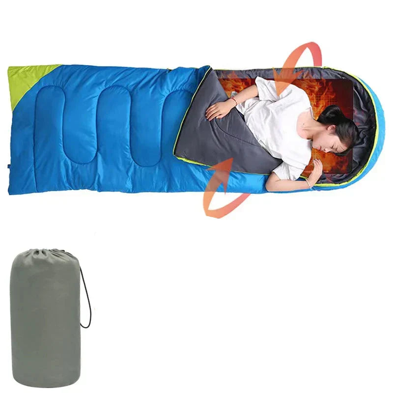 USB Heated Sleeping Mat Camping Mattress Orange-3