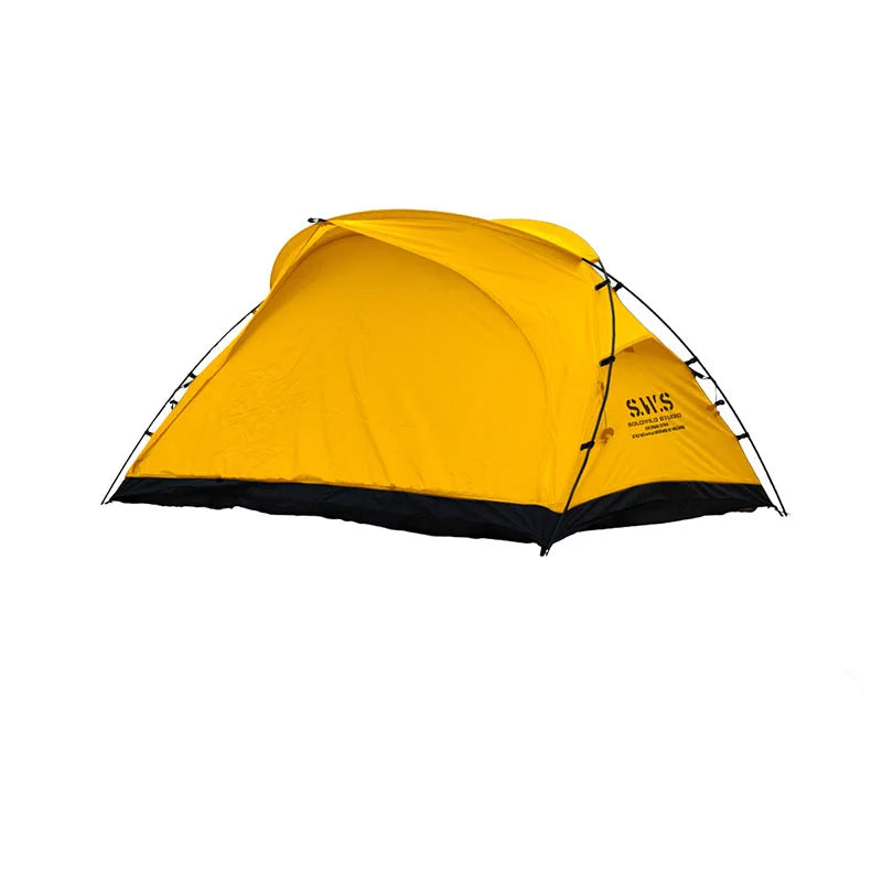 3-Season Camping Tent Breathable Mesh Yellow-0
