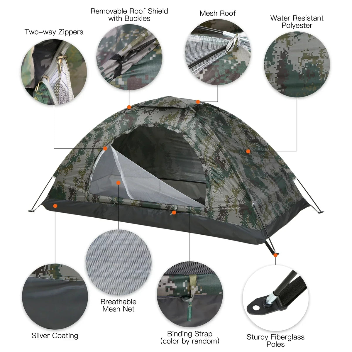 Ultralight Camping Tent Upf 30+ Portable-1