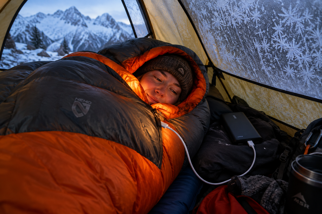 Heated Sleeping Bag Lifestyle